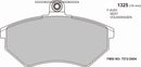 VW Lupo 1.6 GTI Performance Brake Pads 1325