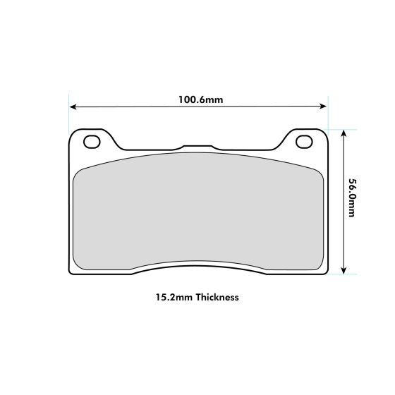 Honda Civic EK9 Rear ProTrack Performance Brake Pads 1142 | PBS Brakes