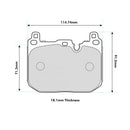 BMW 4 Series F32,F33,F36,F82,F83 Brembo Caliper Front Pads 8685