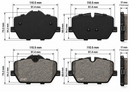 BMW i4 G26 Electric Rear Performance Brake Pads – PBS 2147