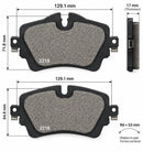 PBS 2218 ProComp S1 front brake pads for MINI Convertible F57 Cooper S JCW 2.0 Petrol 2014-On