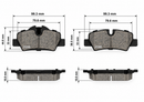 MINI Hatch F56 Cooper 1.5 2017-On Rear Performance Brake Pads – PBS 2598