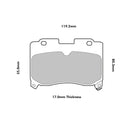 Toyota SUPRA Front Performance Brake Pads 0602