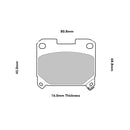 Toyota SUPRA Rear Performance Brake Pads 0606