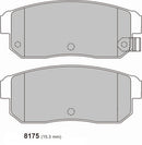 Mazda RX8 Rear Performance Brake Pads 8175