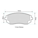 Toyota GT86 Front PBS Performance Brake Pads 8222