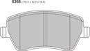 Nissan Micra 1.2/1.4/1.5 Performance Brake Pads 8368