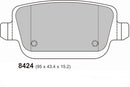 Ford focus RS MK2 PBS Rear Pads 8424