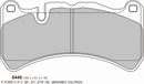 Alfa Romeo Giulia (952_) 2.9 Quadrifoglio Front Performance Brake Pads 8446