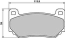 Lotus Exige Front Performance Brake Pads 8447