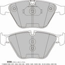 BMW 3 SERIES Touring (E91) 318i/318D/320I/320D Front Performance Brake Pads 8596