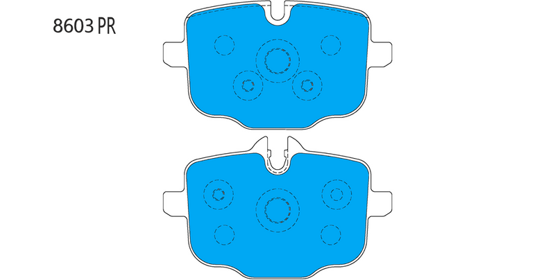 BMW G80 M3/M4 Rear Performance Brake Pads 8603