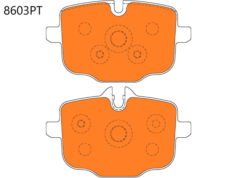 BMW G80 M3/M4 Rear Performance Brake Pads 8603