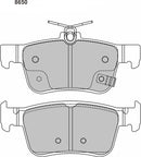 Honda Civic FK8 Rear Performance Brake Pads 8650