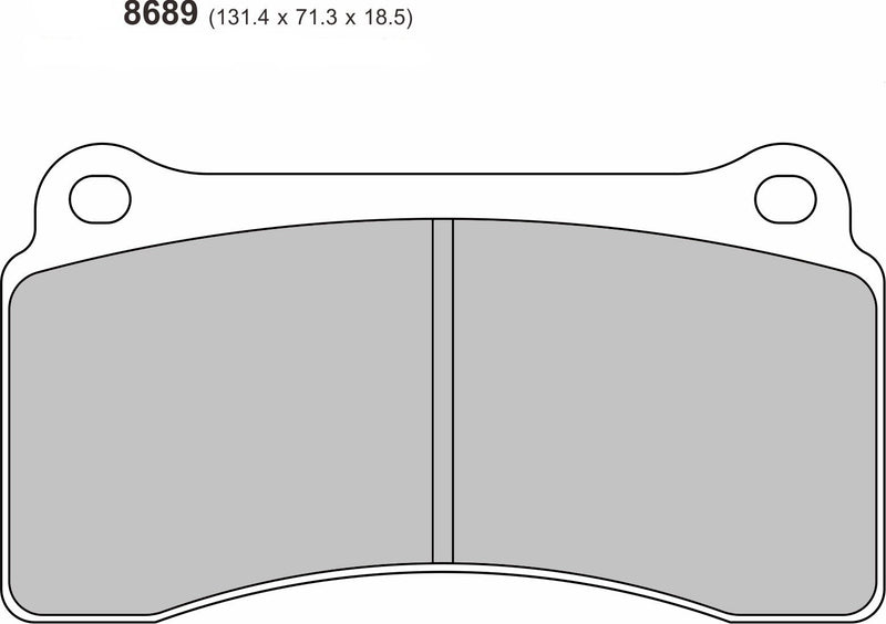 LAMBORGHINI Diablo / Diablo Roadster Rear Performance Brake Pads  8689