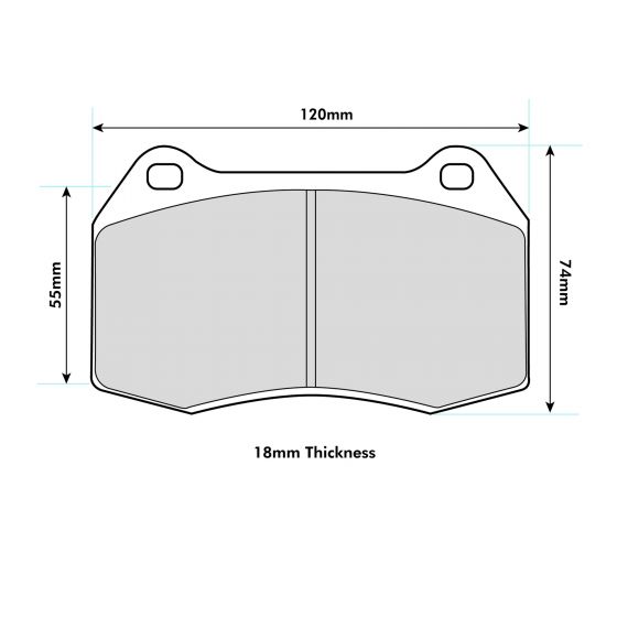 NISSAN Skyline R33 GTR / R34 performance brake pads 0904