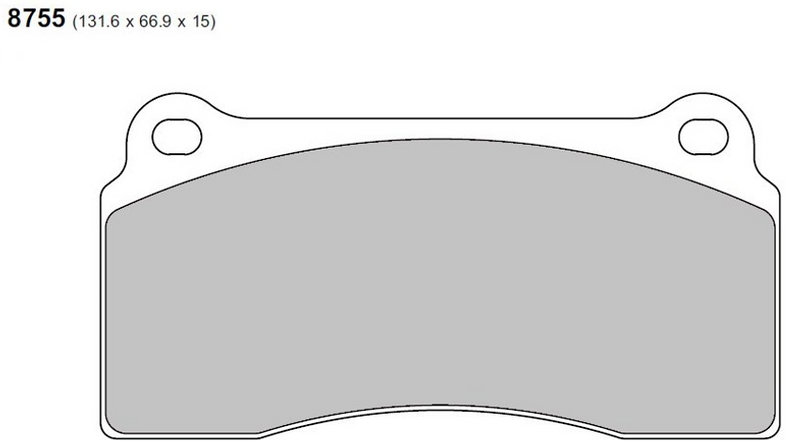 ASTON MARTIN DB7 5.9/ Vanquish 5.9 Performance Brake Pads 8755