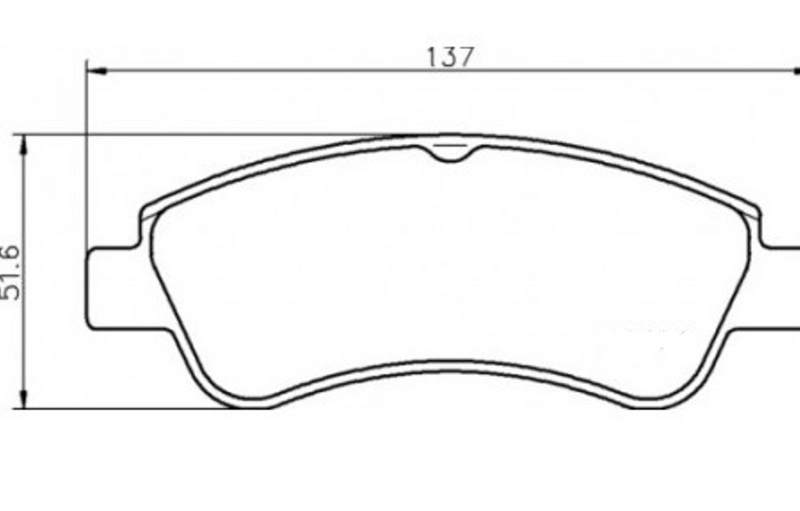 ABARTH 5oo Brake Pad with Bosch Caliper 8356