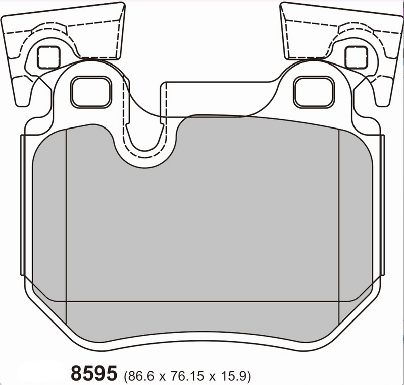 BMW 1 Series (E82/E88) Performance Brake Pads 8595