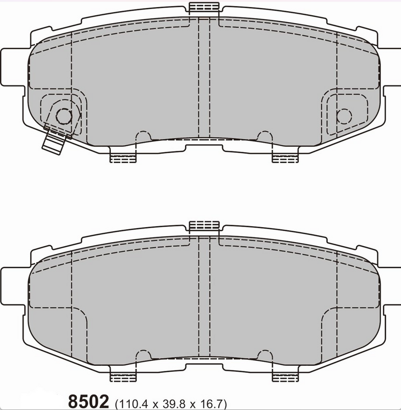 Toyota FT86 Rear Performance Brake Pads 8502