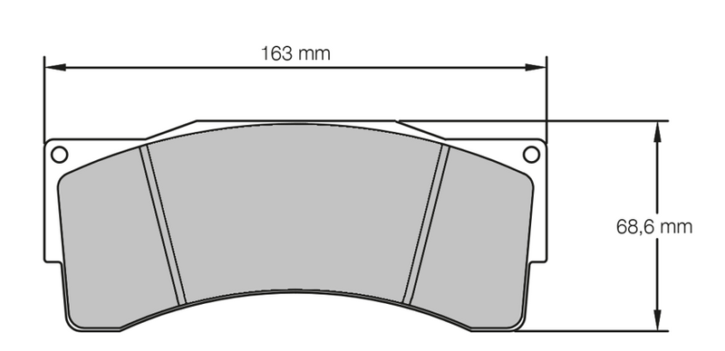 Performance Brake Pads 8795 25mm
