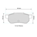 Honda Civic EG6 Rear Performance Brake Pads 1163
