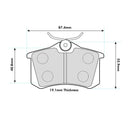 VW PASSAT with Lucas Rear Performance Brake Pads 1192