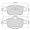 Renault Clio MK4 RS 200/220 1.6 Front Performance Brake Pads 1765