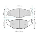 WV Golf Mk1/2/3 Kelgate Caliper Front Performance Brake Pads 0399