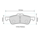 MINI Rear Performance Brake Pads 8139
