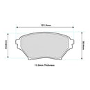 Mazda MX5 (NB) - SVT Sport / MazdaSpeed Front Performance Brake Pads 8182