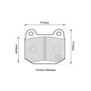 VAUXHALL VX220  2.2 2.2i Pads 8198