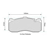 BMW 1 (E82)-135i Coupe  PBS Prorace front Pads 8594PR  pads