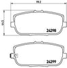 Mazda MX5 MK (NC) Race Brake Pads - 1.5 / 2.0 Rear Performance Track Pads 8614