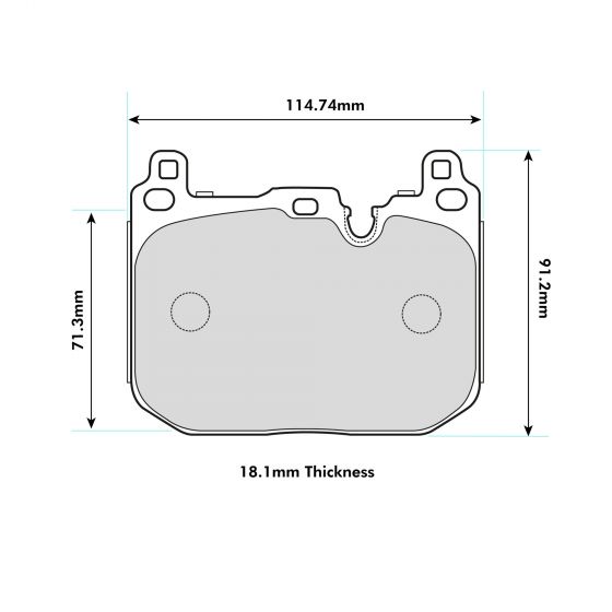 BMW M2 Front Performance Brake Pads 8685